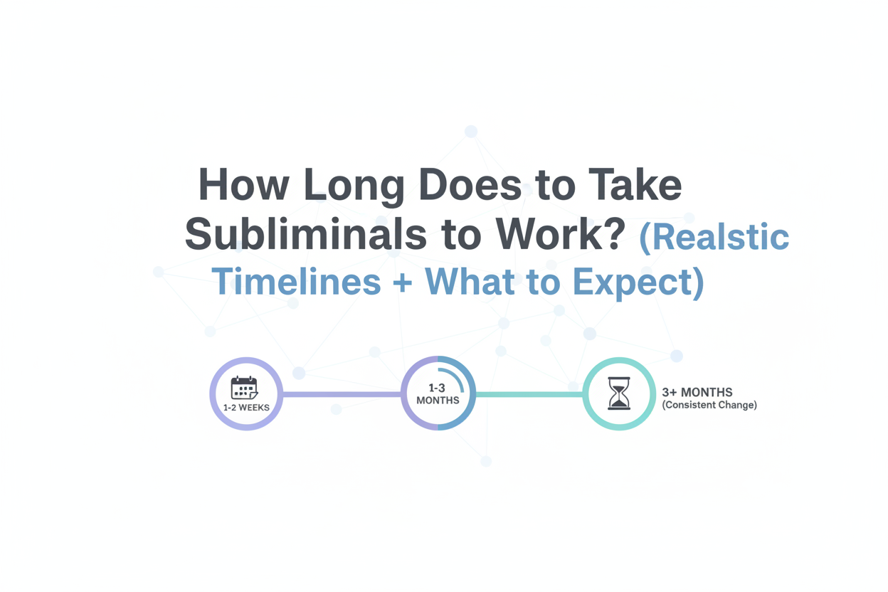 How Long Does It Take Subliminals to Work? (Realistic Timelines + What to Expect)