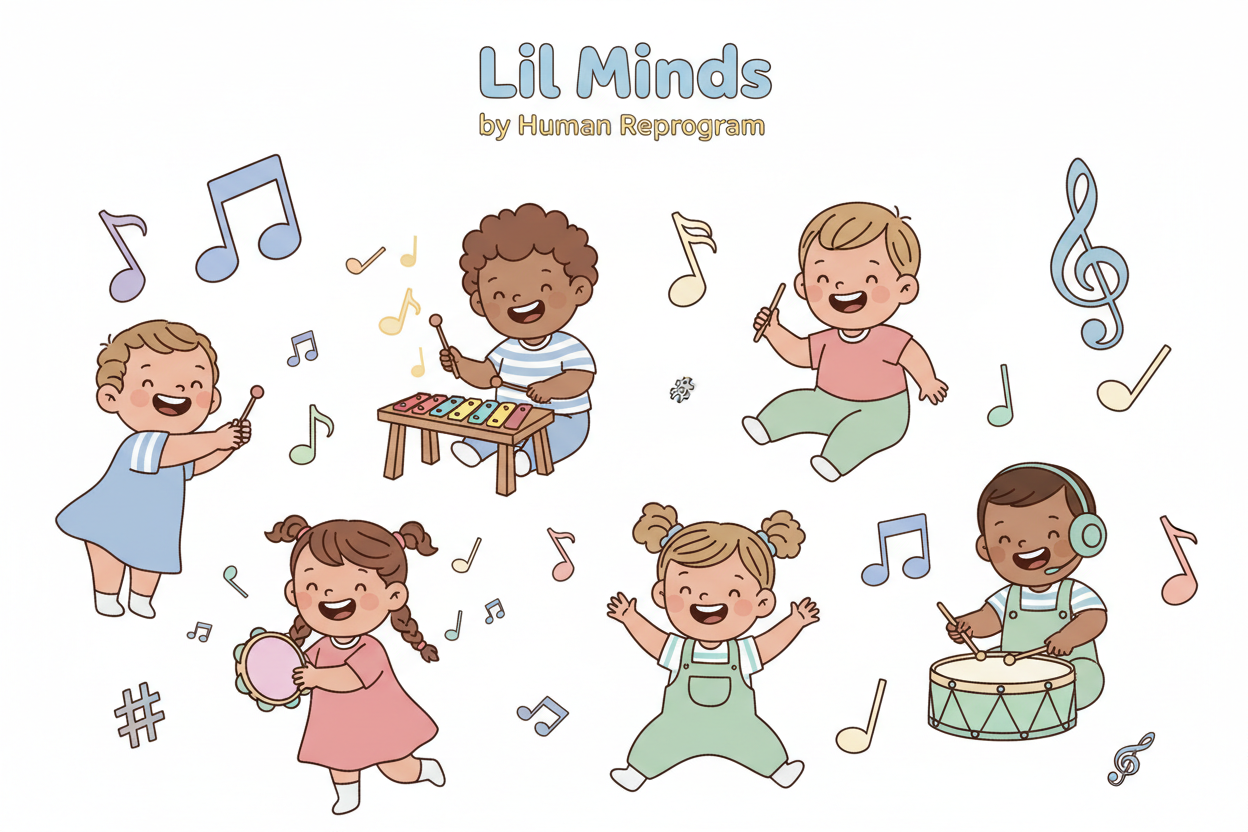 Lil Minds by Human Reprogram: Calm, Happy & Confident Music for Toddlers