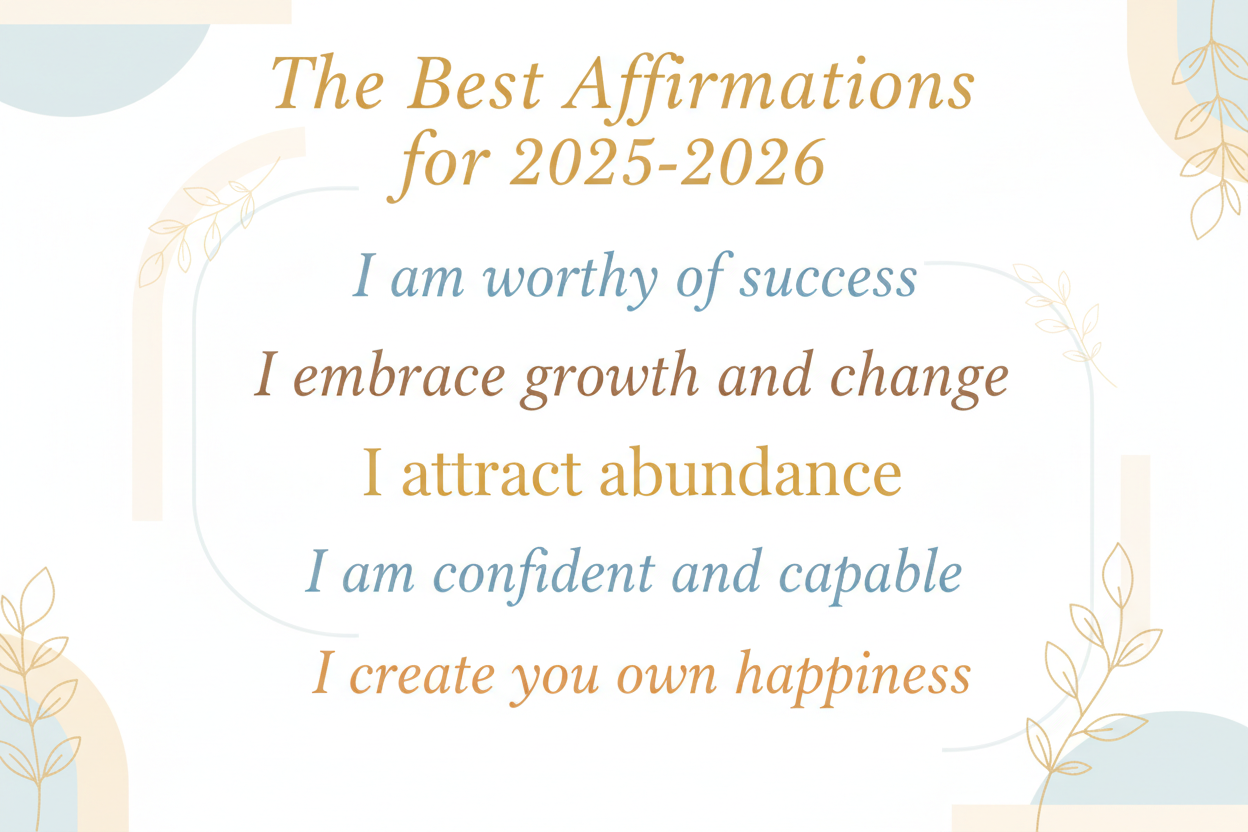 The Best Affirmations for 2025 and 2026(Backed by Psychology + Frequency Science)
