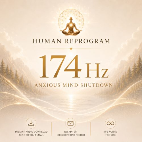 Anxious Mind Shutdown 174 Hz  — Stop the Loop | Human Reprogram