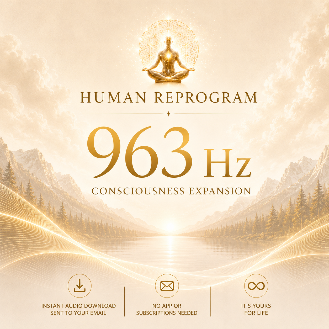 963 Hz Consciousness Expansion — Expand Your Mind | Human Reprogram